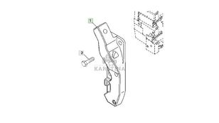 Podpora Prawa Lewa  John Deere 7830 Rechts Links Steun R184430 R184431 voor John Deere 7830 wielen trekker