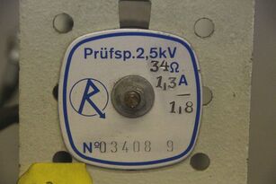 Ralakde Prüfsp.2,5kV 34 Ohm 1,3-1,8A pour matériel industriel à vendre - Image 4 | Machineryline BF Ralakde Prüfsp.2,5kV 34 Ohm 1,3-1,8A pour matériel industriel | Image 4 - Machineryline