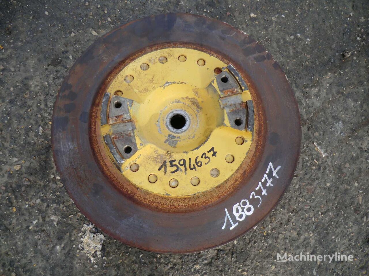 autre pièce détachée de transmission BRAKE DISC AND YOKE AS (CENTRAL AXLE) 1883777 pour tombereau articulé Caterpillar 735 AWR00399