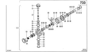 WAŁ KOŁA   0007308140 other transmission spare part for Claas Lexion 580  grain harvester