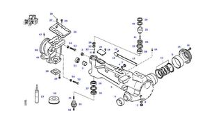 tuleja przedniego mostu  816300020480 otra pieza de transmisión para Fendt 927 930 933 936 tractor de ruedas