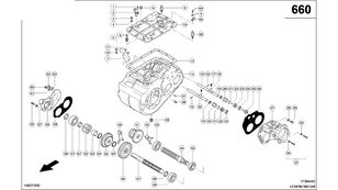 PODWÓJNE KOŁO PRZESUWNE 0007703570 other transmission spare part for Claas Lexion 560 grain harvester