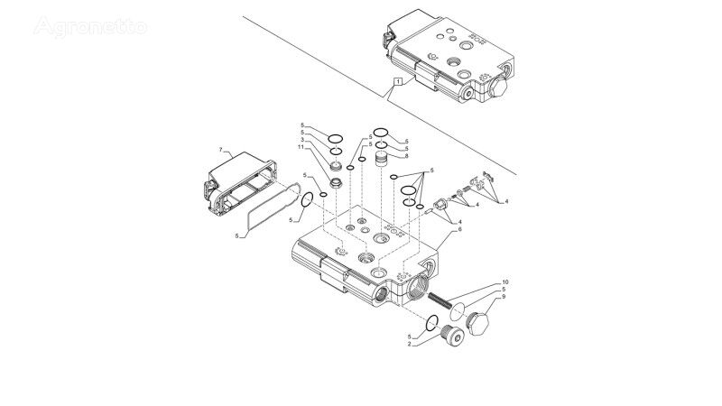 Zestaw sprężyny 47554915 other transmission spare part for New Holland T6090 T6070   wheel tractor