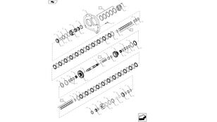 قطعة غيار أخرى في ناقل الحركة Element nośny 87581468 لـ جرار بعجلات New Holland T6090 T6070