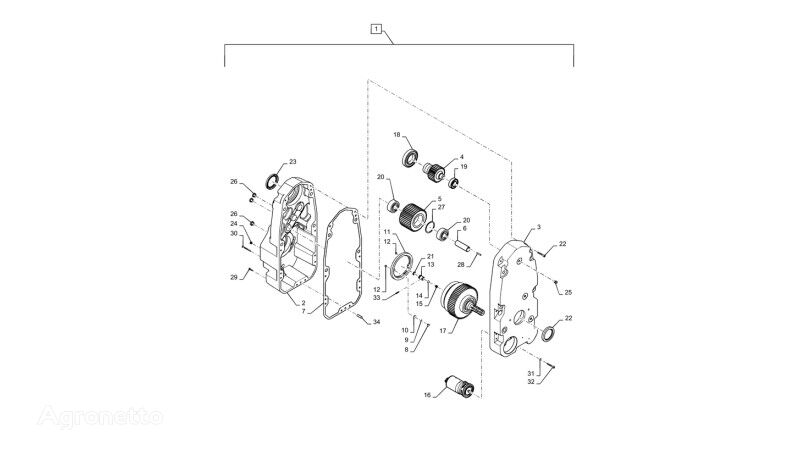 Pierścień  87711899 other transmission spare part for New Holland T6090 T6070 wheel tractor