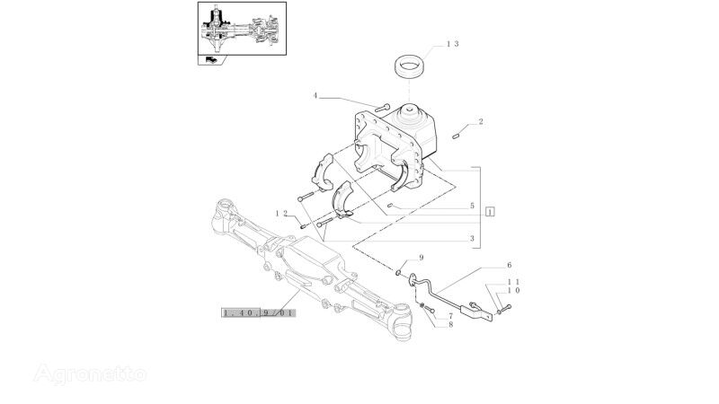 muu ülekande varuosa Polaczenie przegub 5179996 tüübi jaoks ratastraktori New Holland T6010