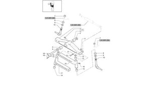 autre pièce détachée de transmission Przedłużenie  82028121 pour tracteur à roues New Holland T6010