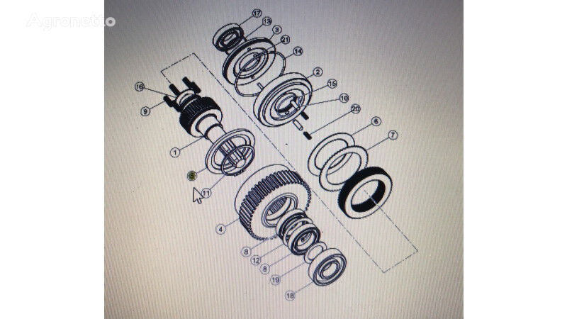 jarzmo 00 other transmission spare part for Claas Axion 600  wheel tractor