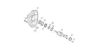 zwrotnica lewa R167919 other transmission spare part for John Deere 8130 8230 8330 8430 8530 wheel tractor