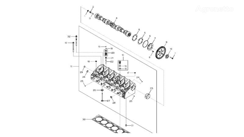 R529655 other transmission spare part for John Deere 9470RX