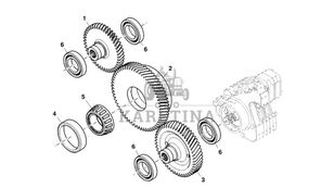 altro ricambio di trasmissione R553508 per John Deere 9470RX