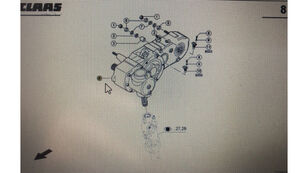 przekładnia rozdzielająca Claas para Claas Quadrant 2200 Advantage empacadora