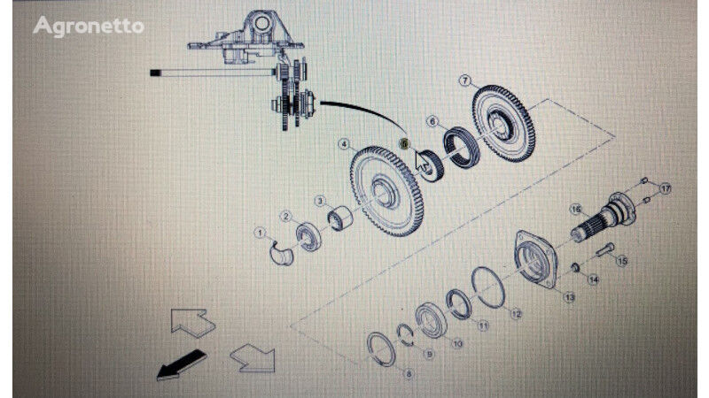 Koło Claas 00 for Claas Arion 510 St4 Hexa  wheel tractor