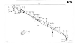 DNO CYLINDRA Claas Lexion 600 DNO CYLINDRA  0000858040 (Siłownik ukł. kierowniczego 0000858040 na obilného kombajna Claas Lexion 600