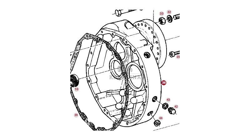 Obudowa Osi  Fendt Favorit 514 Achsgehäuse ERSATZTEILE 524101150190 für Fendt Favorit 514 Radtraktor - Agroline