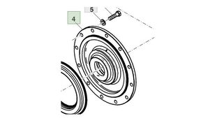 Osłona John Deere 8110 8210 8310 8410 Osłona CZĘŚCI R109481 لـ جرار بعجلات John Deere 8110 8210 8310 8410