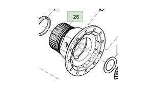 John Deere 9420RX paletli trakt&ouml;r i&ccedil;in Obudowa Mechanizmu R&oacute;żnicowego John Deere 9420RX 9470RX 9520RX 9620RX Obudowa Mechanizmu R&oacute;żnicowego R5413