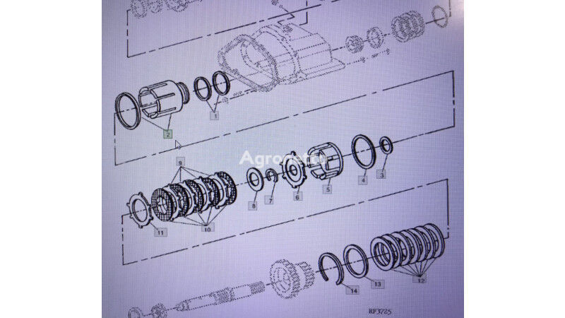 Bęben John Deere RE 13951 for John Deere 4555/4755/4955 wheel tractor