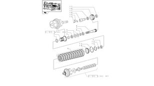 Wałek New Holland 322mm l 5185169 para New Holland T6010   tractor de ruedas