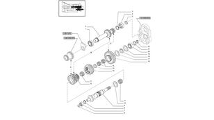 Koło zębate  New Holland 87396960 for New Holland T6010 T6090 T6070  wheel tractor