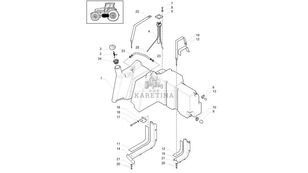 New Holland T6010 T6090 T6070 Wskaznik paliwa 84417843 для New Holland