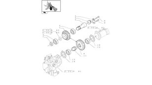 Wałek 75mm l  New Holland T6010 T7230 Wałek 75mm l 47130581 47130581 for New Holland T6010 T7230  wheel tractor