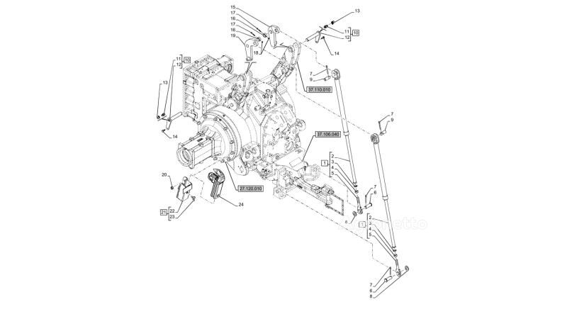 Ramię New Holland T6090 T6070 Ramię 82025938 82025938 for New Holland T6090 T6070 wheel tractor for sale | Agroline Ramię New Holland T6090 T6070 Ramię 82025938 82025938 for New Holland T6090 T6070 wheel tractor - Agroline