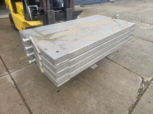 4x Aluminium Stempelplaten 200x100x10 4x Aluminium Stempelplaten stempelplaat voor bouwmachines