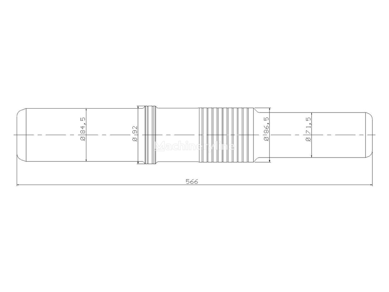 piston for Atlas Copco TEX 600 H hydraulic breaker