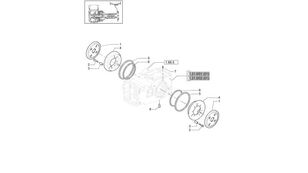 5191494 kolv till New Holland T6010 T6070  hjultraktor