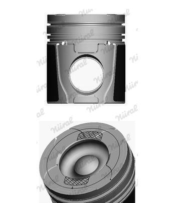 piston D16A470 D16A520 1556960 855650 pentru camion Volvo FH16