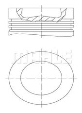 Mahle Original 0386500 Kolben für Volvo B12B LKW