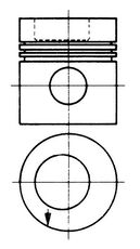 Mahle Original 0045400 dugatty&uacute; Mercedes-Benz 1017 teheraut&oacute;-hoz