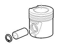 Volvo FH (01.05-) 8131245 Kolben für Volvo FH12, FH16, NH12, FH, VNL780 (1993-2014) Sattelzugmaschine
