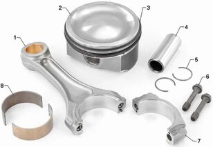 Set Segmenti, Piston, Biela și Cuzineți pentru Motor anillo de pistón para Deutz BF4M1013E maquinaria de construcción