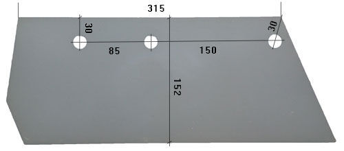 soc HARDOX500 415084/P pour charrue Kyllingstad