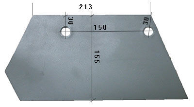 شفرة المحراث HARDOX500 لـ محراث Kyllingstad