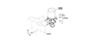 compresseur pneumatique New Holland Sterow powietrzem 84394092 pour tracteur à roues New Holland T6070