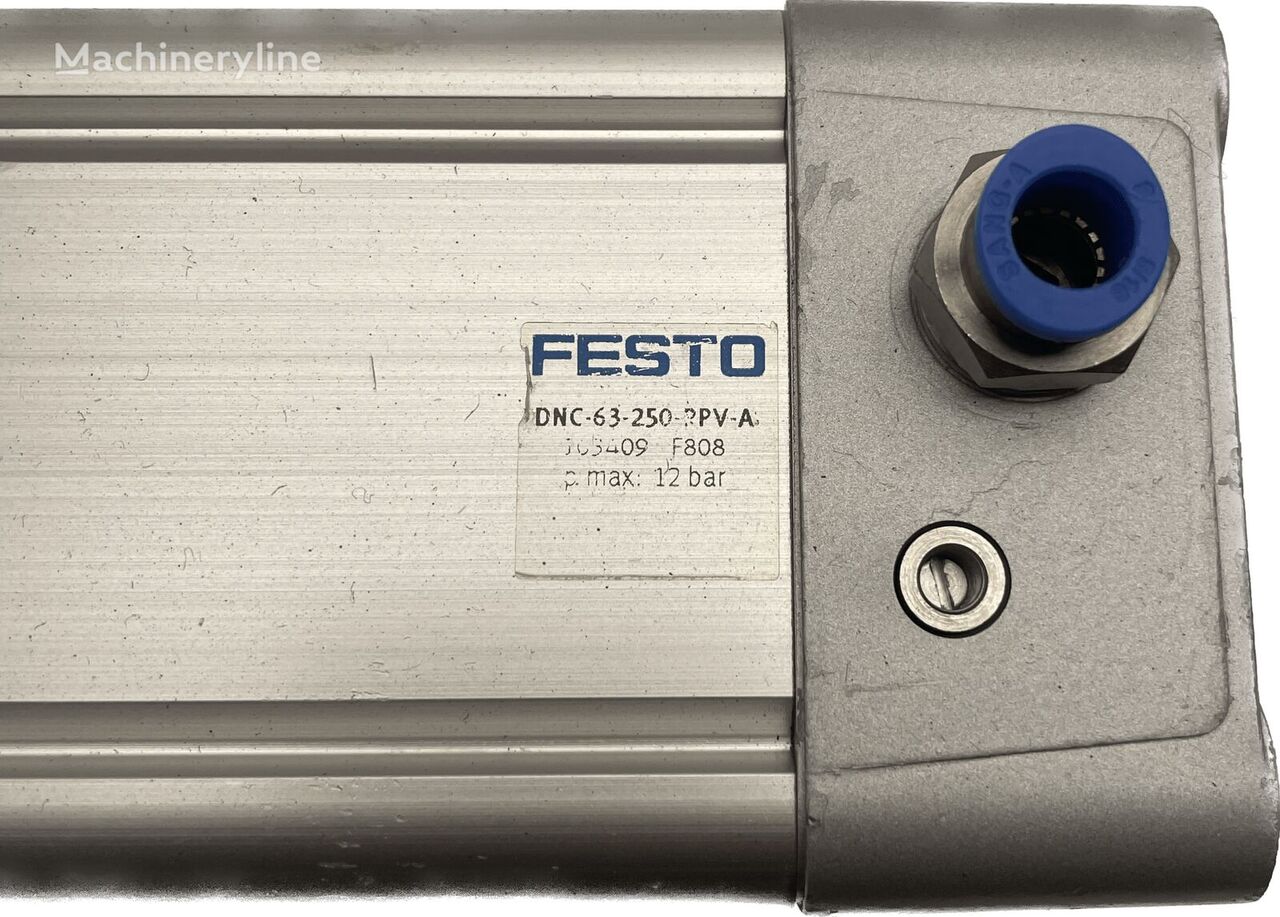 Festo DNC-63-250-PPV-A pneumatic cylinder for industrial equipment - Machineryline