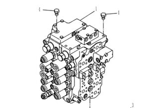 Case KNJ17931 KNJ17931 válvula neumática para Case CX130C excavadora