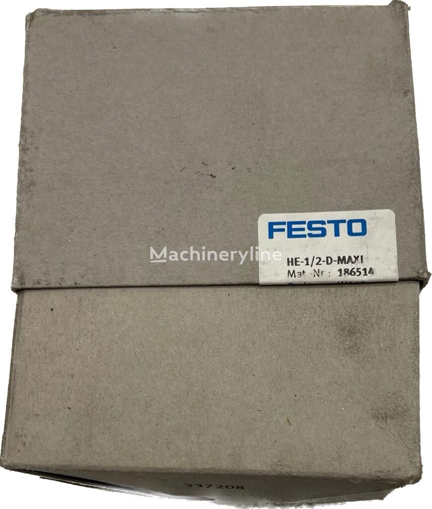 Festo HE-1/2-D-MAXI 186514 pneumatic valve for industrial equipment