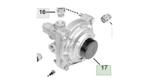 soupape pneumatique John Deere Vanne de r&eacute;gulation pneumatique 7600 7700 7800 AL68577 pour tracteur &agrave; roues John Deere 7600