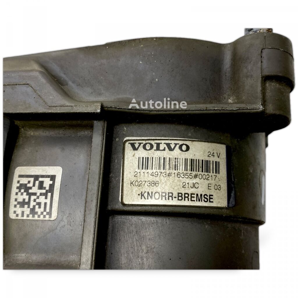 soupape pneumatique Knorr-Bremse K027386 pour tracteur routier Volvo FH, FM, FMX