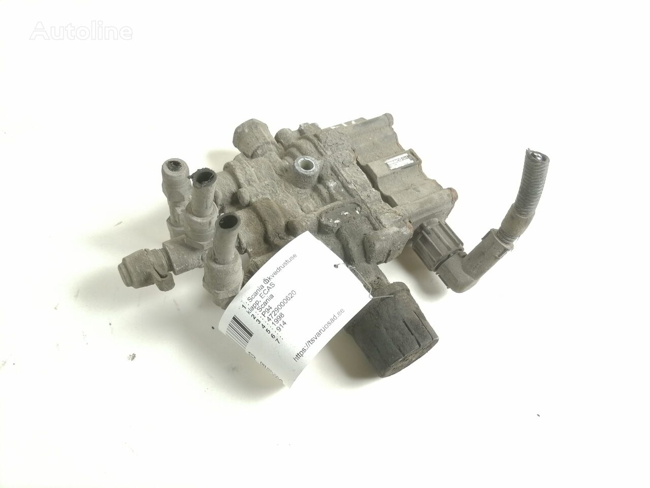 Scania Air suspension control valve, ECAS 4729000620 pneimatiskais vārsts paredzēts Scania P94 vilcēja