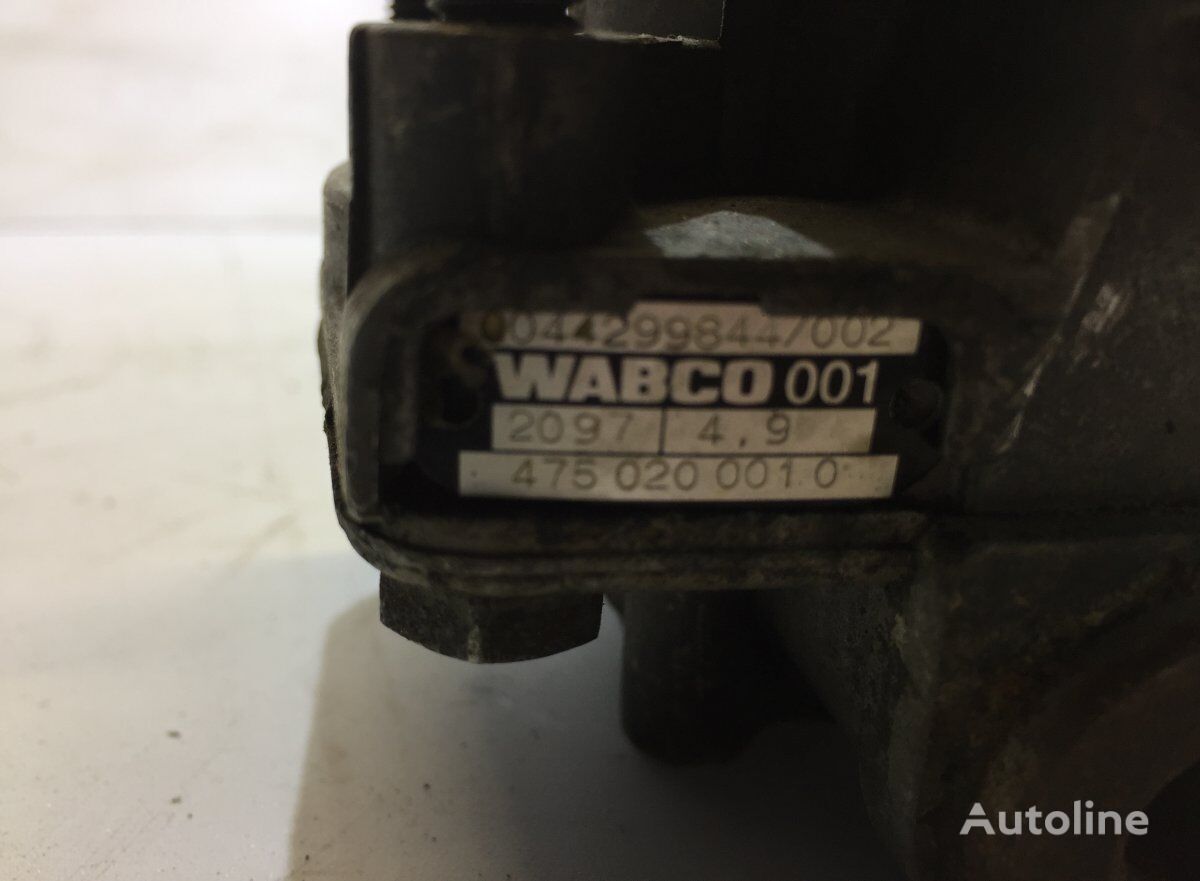 soupape pneumatique WABCO Axor 2 1840 (01.04-) 9347050050 pour camion Mercedes-Benz Actros, Axor MP1, MP2, MP3 (1996-2014)