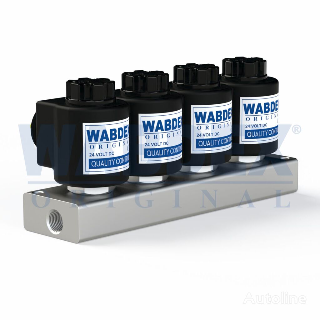 пневматски вентил Wabdex FOUR-WAY SOLENOID VALVE (12V / 24V) за камион влекач