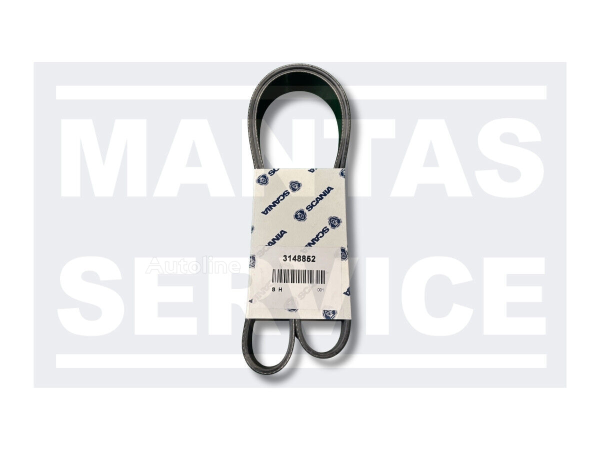 Scania CORREA POLI-V - SERVICIO MANTAS | Repuestos para camiones, autobuses y construcción 3148852|3148852-1 correa politrapezoidal para Scania camión - Autoline