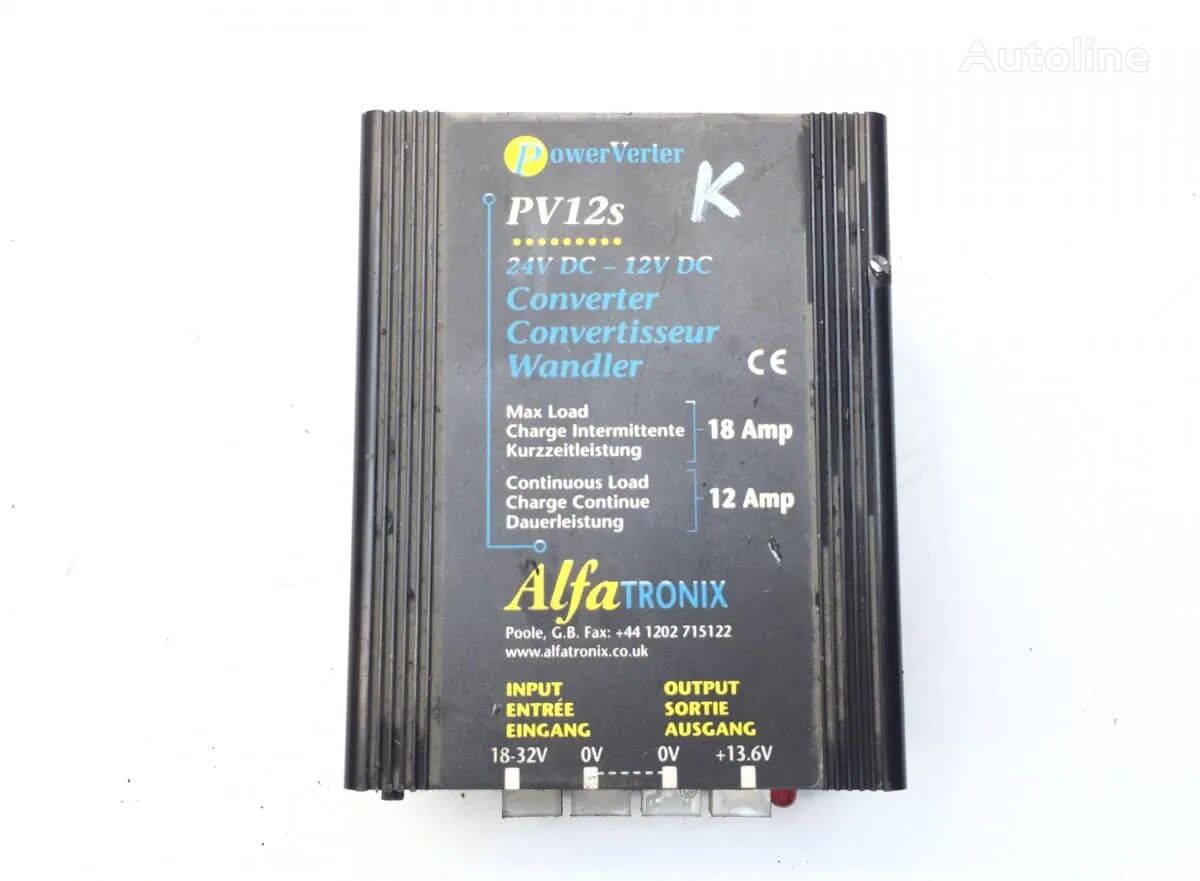 Alfatronix Convertor de tensiune – 20427985, 8156774, 20455097, 20716980, 2 kraftvekselretter for Volvo PV12s lastebil