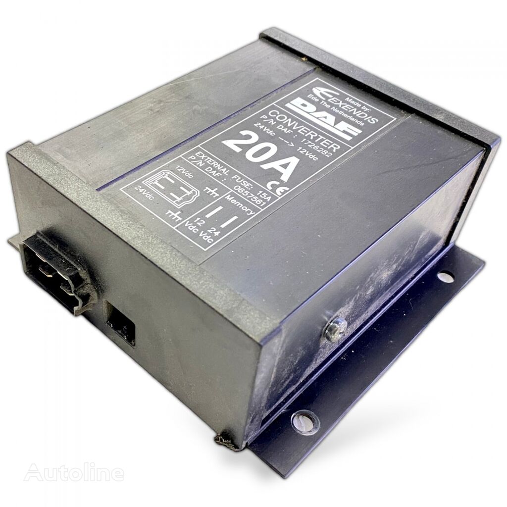 عاكس التيار Convertor de Tensiune لـ الشاحنات DAF 24VDC-12VDC 20A