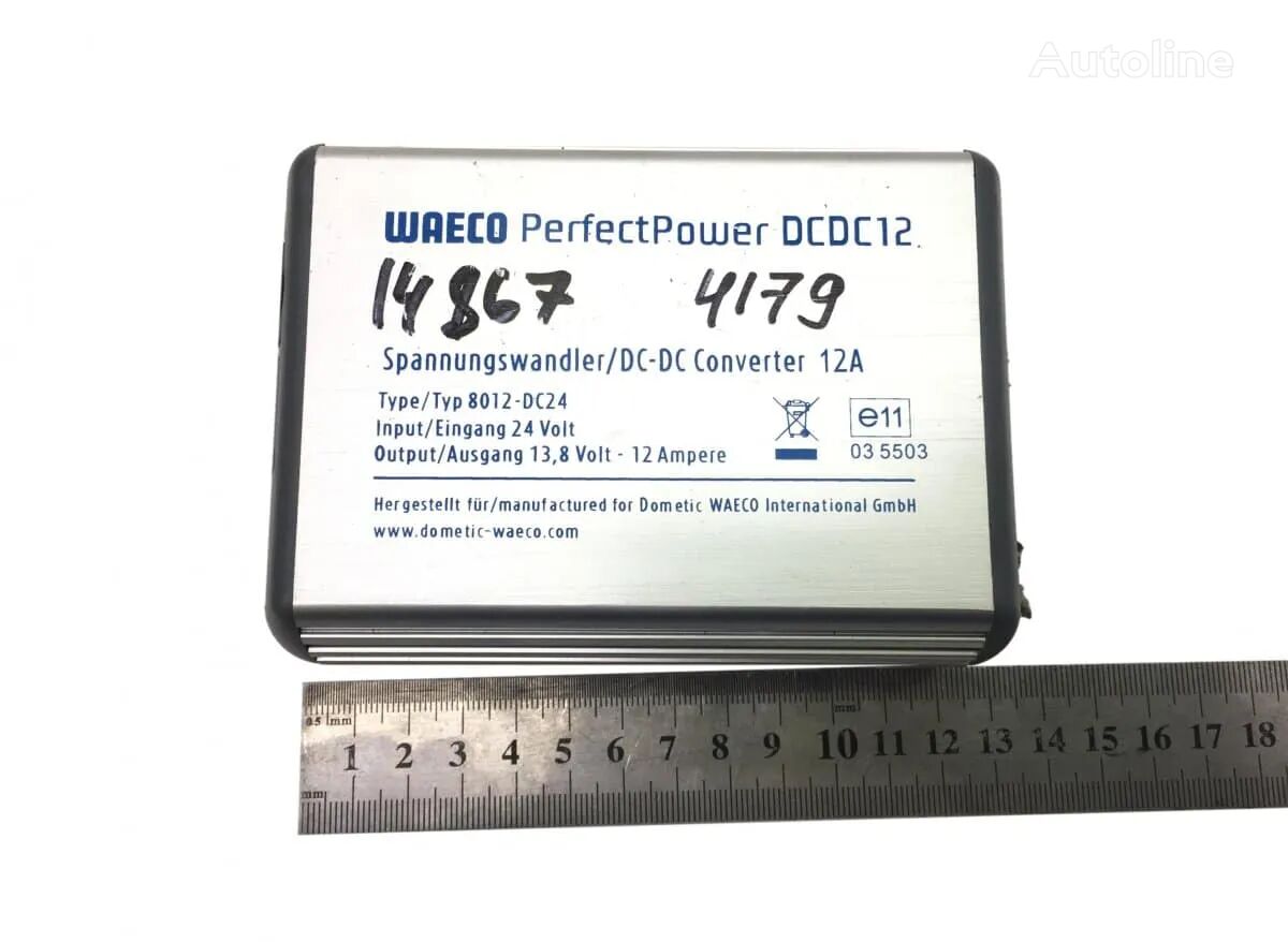 преобразователь напряжения Convertor de Tensiune для грузовика Waeco PerfectPower DCDC12 8012-DC24 24V la 12V 12A